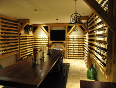 Photos by Muddy River Building Company LLC #5 A wine cellar was built for a fine dining establishment with an extensive wine list