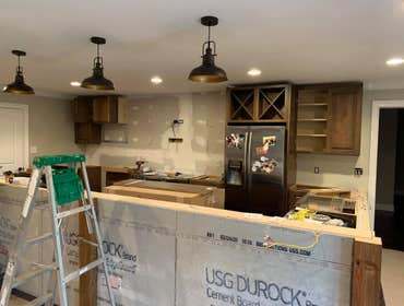 Basement Bar and Kitchen