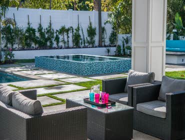 outdoor living area