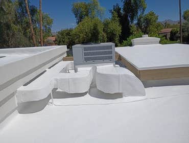 Scottsdale Foam roof recoat