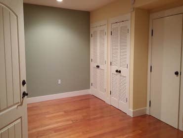 Bedroom two color painting