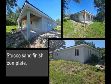 Photos by Wallace Carpentry Inc Stucco Sand Finish