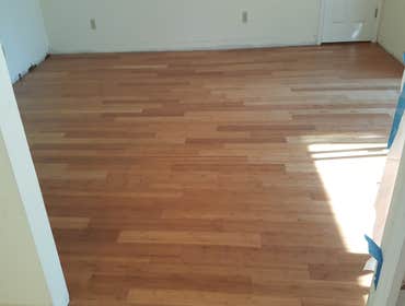 Bamboo wood flooring
