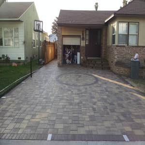 interlocking paver driveway