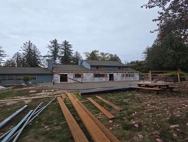 Kitchen and Patio Remodel Mulino Oregon In this project, we completely remodeled the kitchen, moved some walls, and opened the space. We also did the w