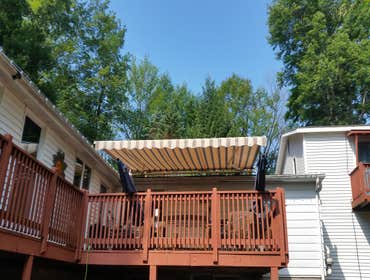Photos by Stephen J Ruggiero Remodeling #2 Perfecta Awning Intsallation