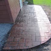 Project photos from Williamson Construction 8 block foundations and brick casements of Oakhurst Homes
radom fieldstone pattern stamped concrete in va