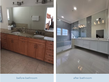 Before and After photos of our Work