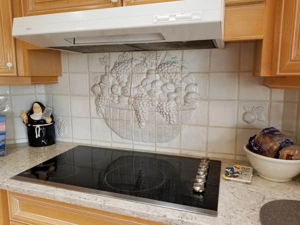 Tile backsplash