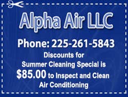 Photos from Alpha Air, LLC - Baton Rouge Air Conditioning Alpha Air, LLC - Baton Rouge Air Conditioning
