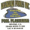Maximum Pools, Inc. Pool Plastering Experts logo
