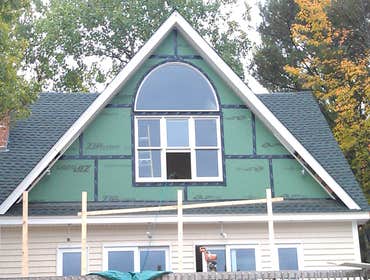 New Home * Vinyl exterior cedar impressions , Azec Trim, Azec decking, Composite railings worry free
* Cedar shake replacement, New architectural roo