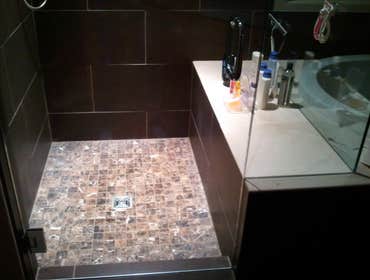 Just about anything you can think of Detached Garage Build
Deck Builds
Stair Builds
Counter, floor and shower tile installation
Cabinet installations
G