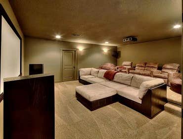 Basement Theater Room