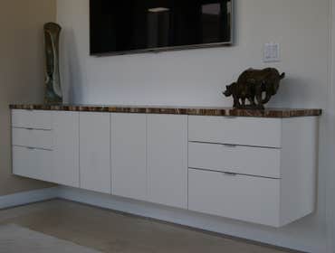 Satin white Thermafoil Buffet