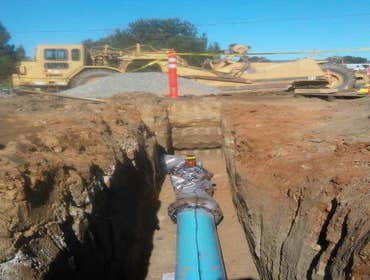 TEMECULA UNDERGROUND 8" FIRE SERVICE LINE INSTALLED IN TEMECULA
