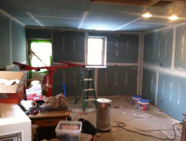 Photos by Steve Burnsed General Contracting #12 Kitchen remodel and I framed in front of cracked up walls and ceiling and hung and finished Sheetrock. 