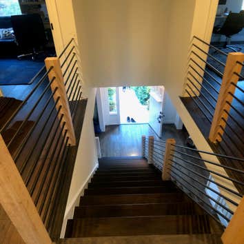 Campbell project Complete floors, railings and staircase