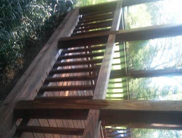 Stained & Cleaned Deck