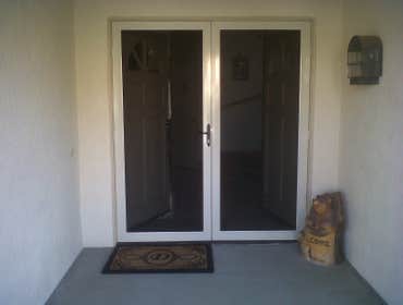 French Roll-Away Retractable Screen Doors We received a call from a customer in Poway seeking a new screen door. Among the considerations that we took 