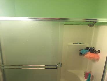 Plastic insert shower