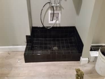Backroom mop sink