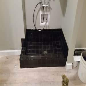 Backroom mop sink