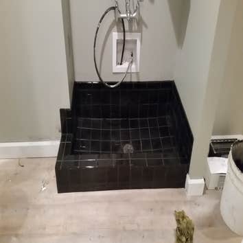Backroom mop sink