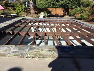 Pool Converted Into a Deck