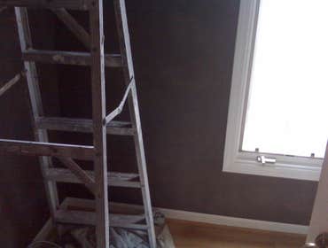Commerce Michigan Faux Bathroom Suede Painting Finish in bathroom. Want to spruce up any room try a custom paint finish! Call 248-366-9900 to setup an 