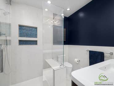 Primary Bathroom Remodel, Santa Clara, CA. Simple and chic custom primary bathroom, designed with elegance and functionality in mind.