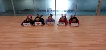 American Woman Fitness Center 1830 sf of our Exterra Group Exercise System.