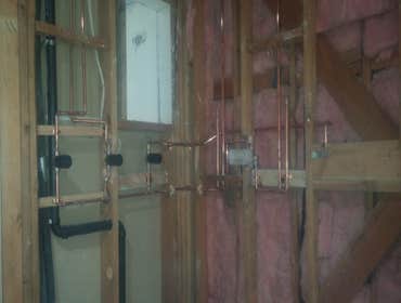 rough shower valve
