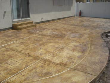 Stamped Patio