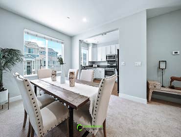 Photos by Commercial Painting Inc. #1 We painted this home's full interior and kitchen cabinets. Our client was ready to put this home and the market a
