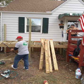 Photos by Christian Renovation Network #1 painting interior & exterior, sanding - refinishing floors and installation of windows , roofing repairs