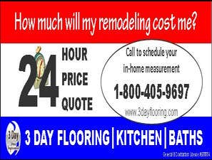 3 Day Flooring, Kitchen and Bath's Pictures Take a look at our luxurious kitchens, bathrooms and flooring we have done! Come into our showroom today to