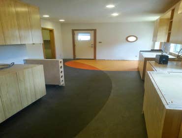 "The Curve" Midcentury Kitchen Remodel