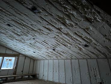 Mountain Cabin Spray Foam R38 Open cell spray foam roof deck, R19 Open cell spray foam walls including 1st, second and basement levels