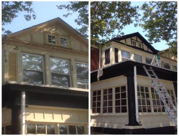 new paint before and after ext