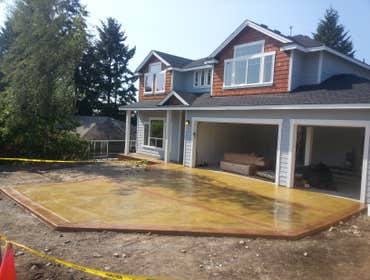stamped driveway