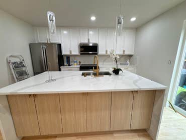 Photos by Jericho Foundation LLC #1 Kitchen complete renovation, cabinets, countertop
Hardwood flooring
Paint
Bathroom Remodeling
Sunroom addition