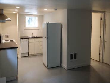 Residential Basement Remodel L Home-Before and after