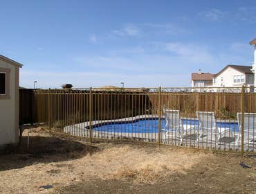 Iron fencing
