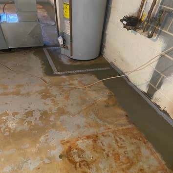 Photos by Basement Gurus LLC #1 Interior Waterproofing/Vapor Barrier/French Drain/Sump Pump