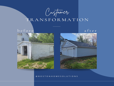 Photos by Boston Home Solution Inc #4 Total garage re-build.