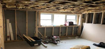 Photos by Amr Builders LLC #3 Frame new bath and 2 bedrooms in basement