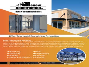 Photos by Renew Construction, LLC #1 Business remodels in the Hobbs and Lovington area.