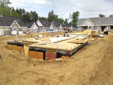 Photo(s) from Score Construction Services LLC This was a new house out in Concord NH, approximately 2,500 sq foot home. 8,500 sq ' of drywall.