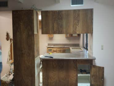 Before pic of kitchen